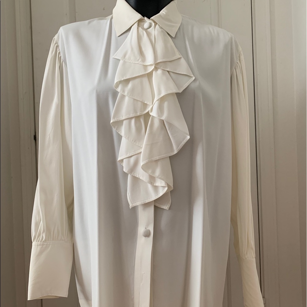 Vintage I.MAGNIN white shirt